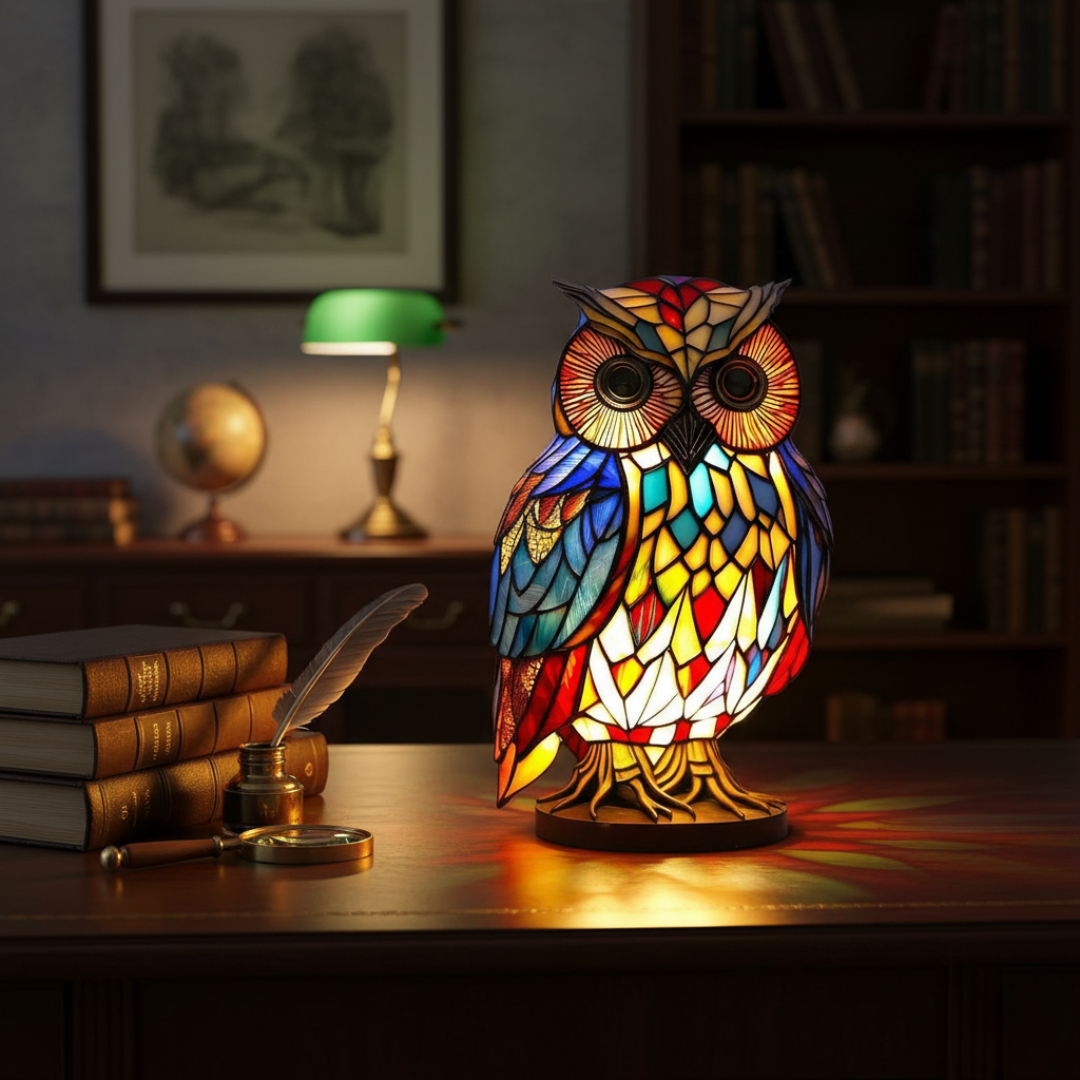 Lampada Artigianale – Graceful Owl