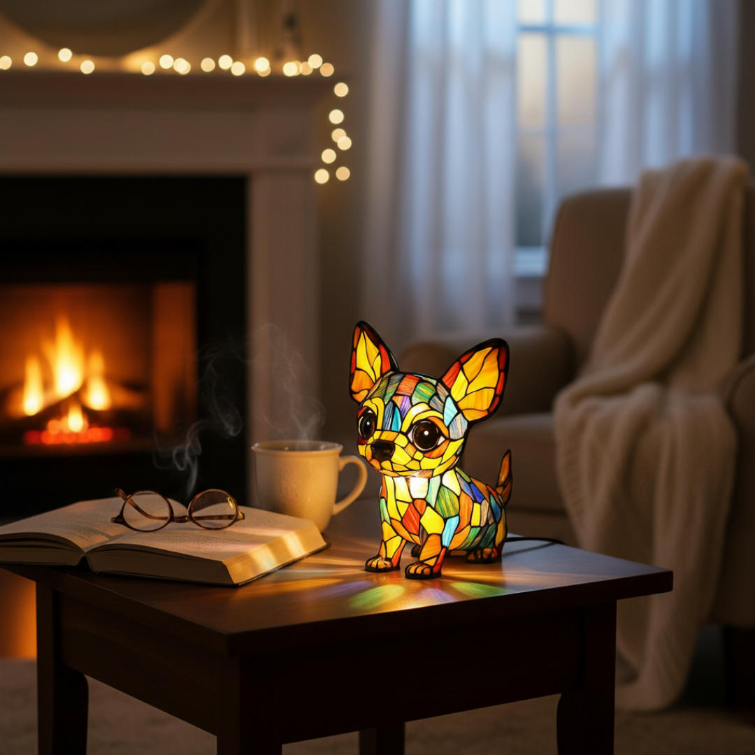 Lampada Artigianale – Charming Chihuahua Pendant