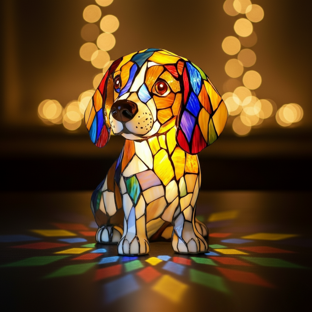 Lampada Artigianale – Beatrice, the Beagle of Eternal Glow and Warmth
