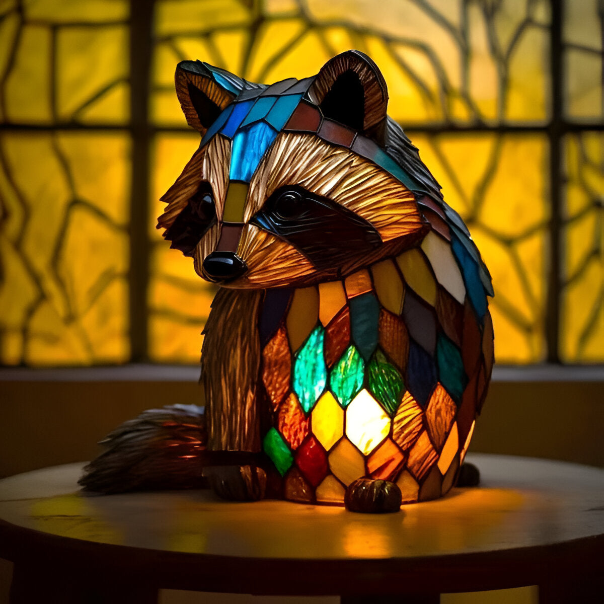 Lampada Artigianale – Jackie the Dazzling Raccoon
