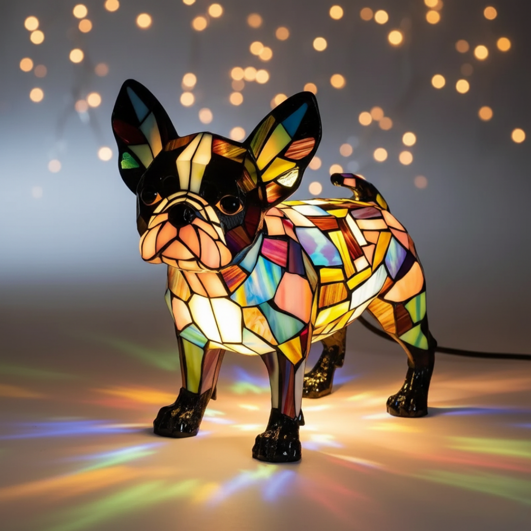 Lampada Artigianale – Sophistication Of Boston Terrier Gentle Light For Your Home