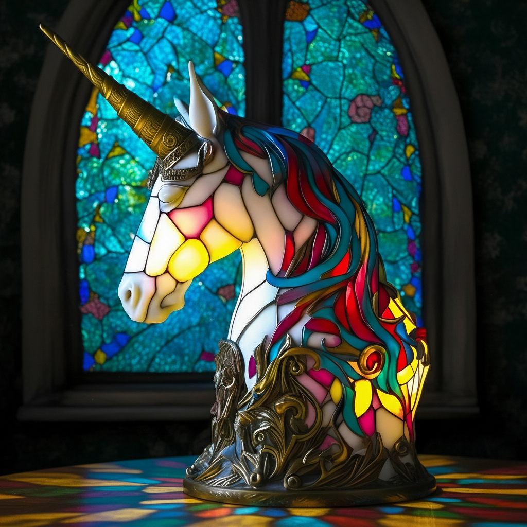 Lampada Artigianale – Luna Magical Unicorn