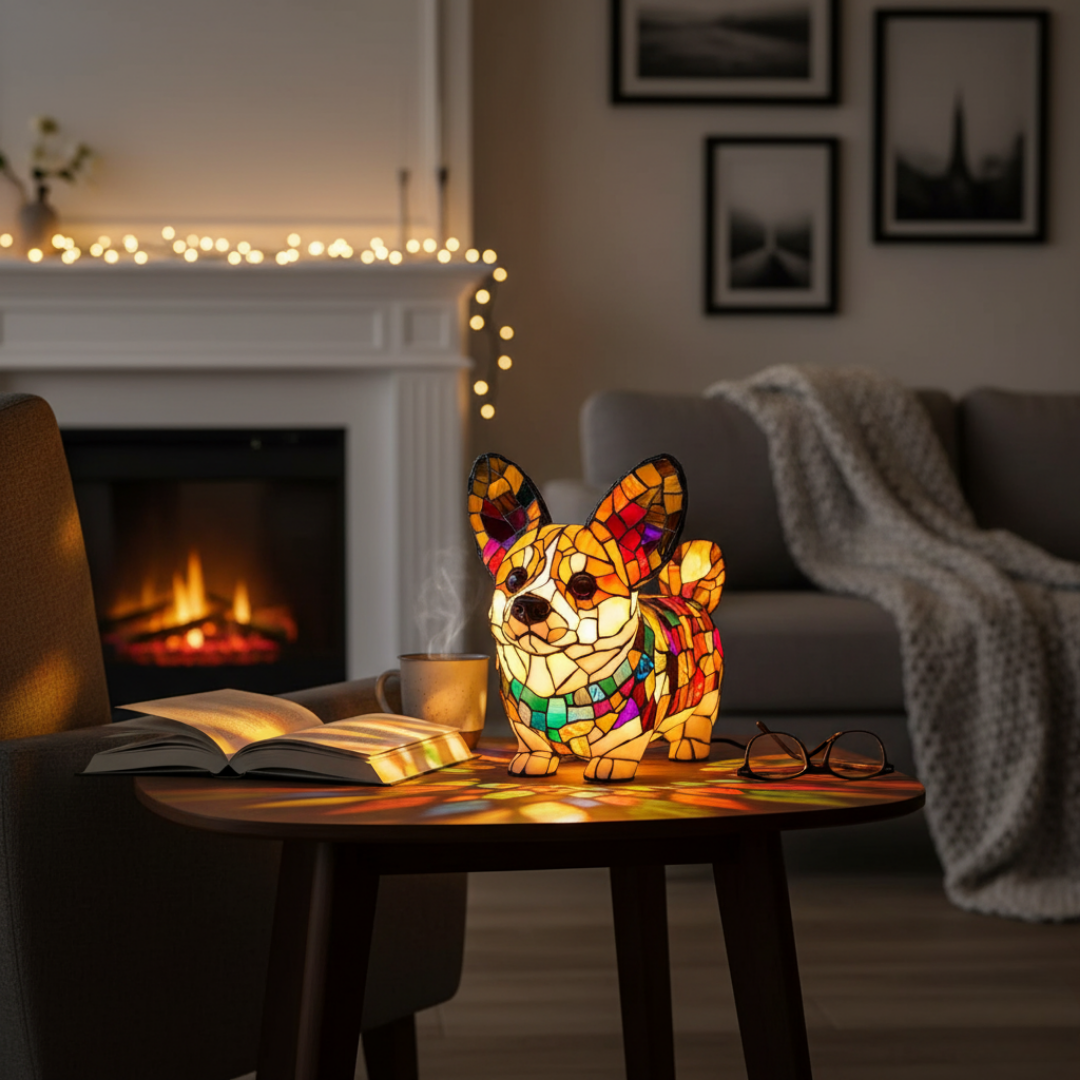 Lampada Artigianale – The Gentle Corgi of Eternal Glow and Home Warmth